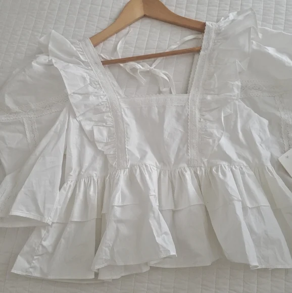 By The River White Blouse - Picture 3 of 5